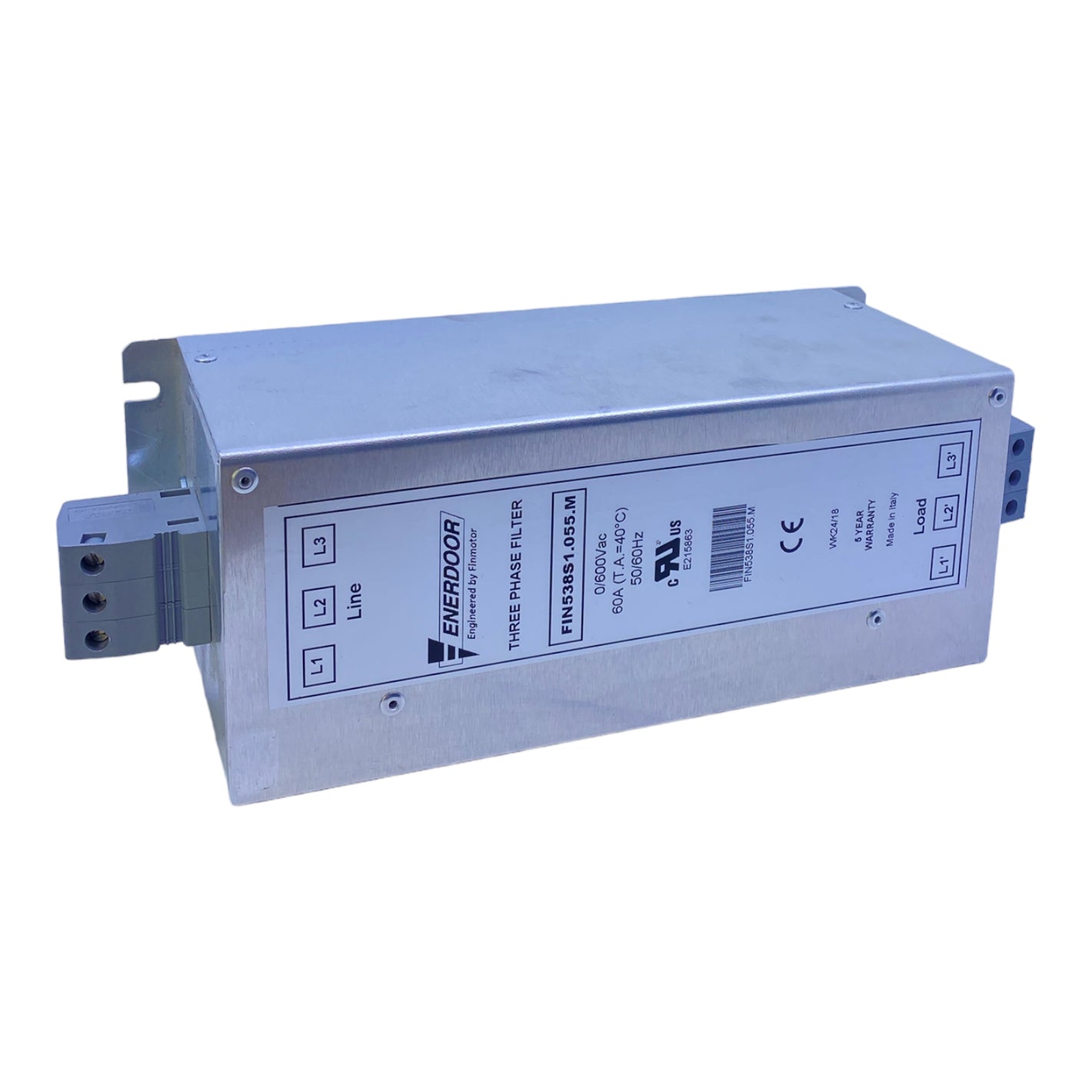 Enerdoor FIN538S1.055.M Netzfilter 600V AC 50/60Hz
