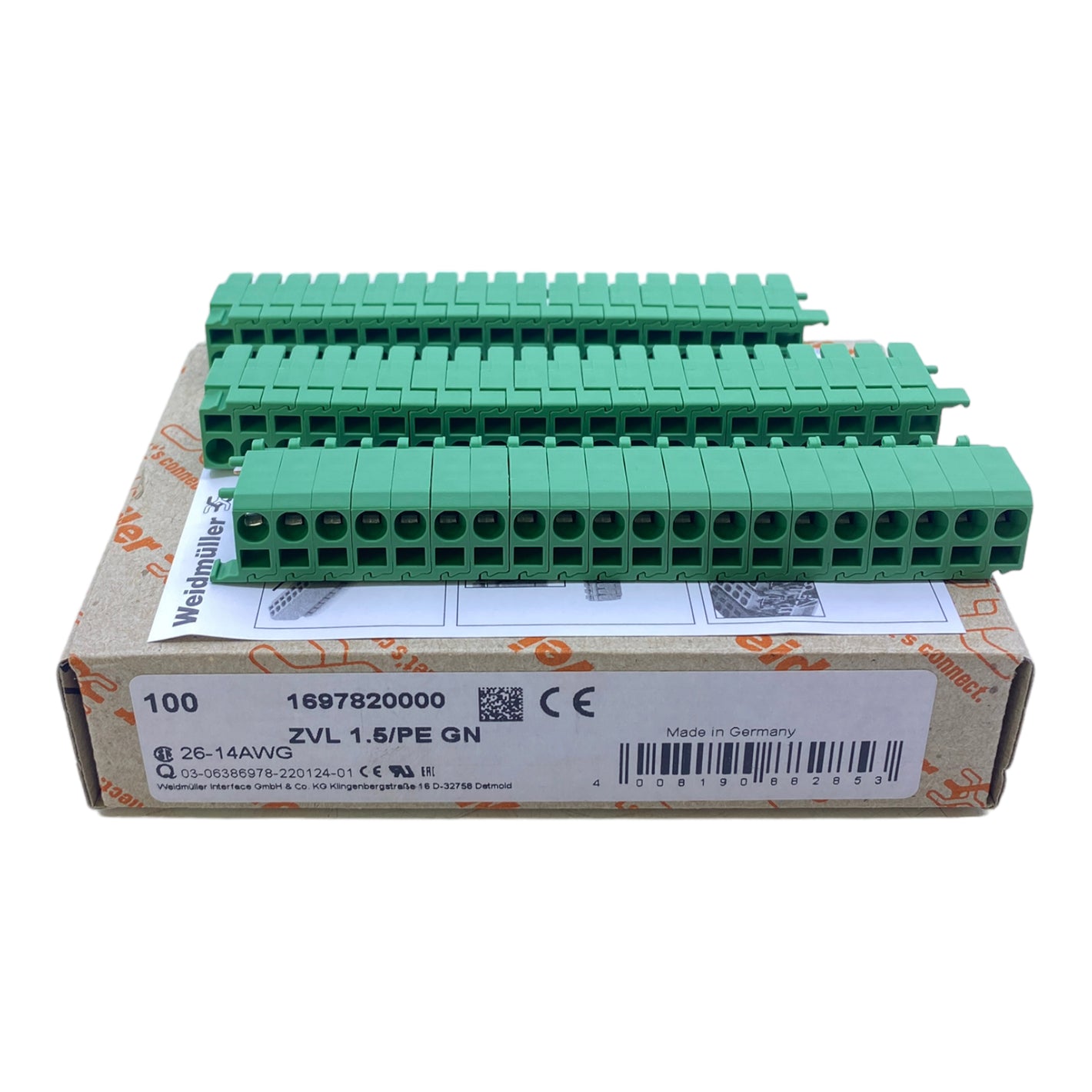 Weidmüller ZVL1.5/PEGN Steckverbinder 1697820000 VE:60STK
