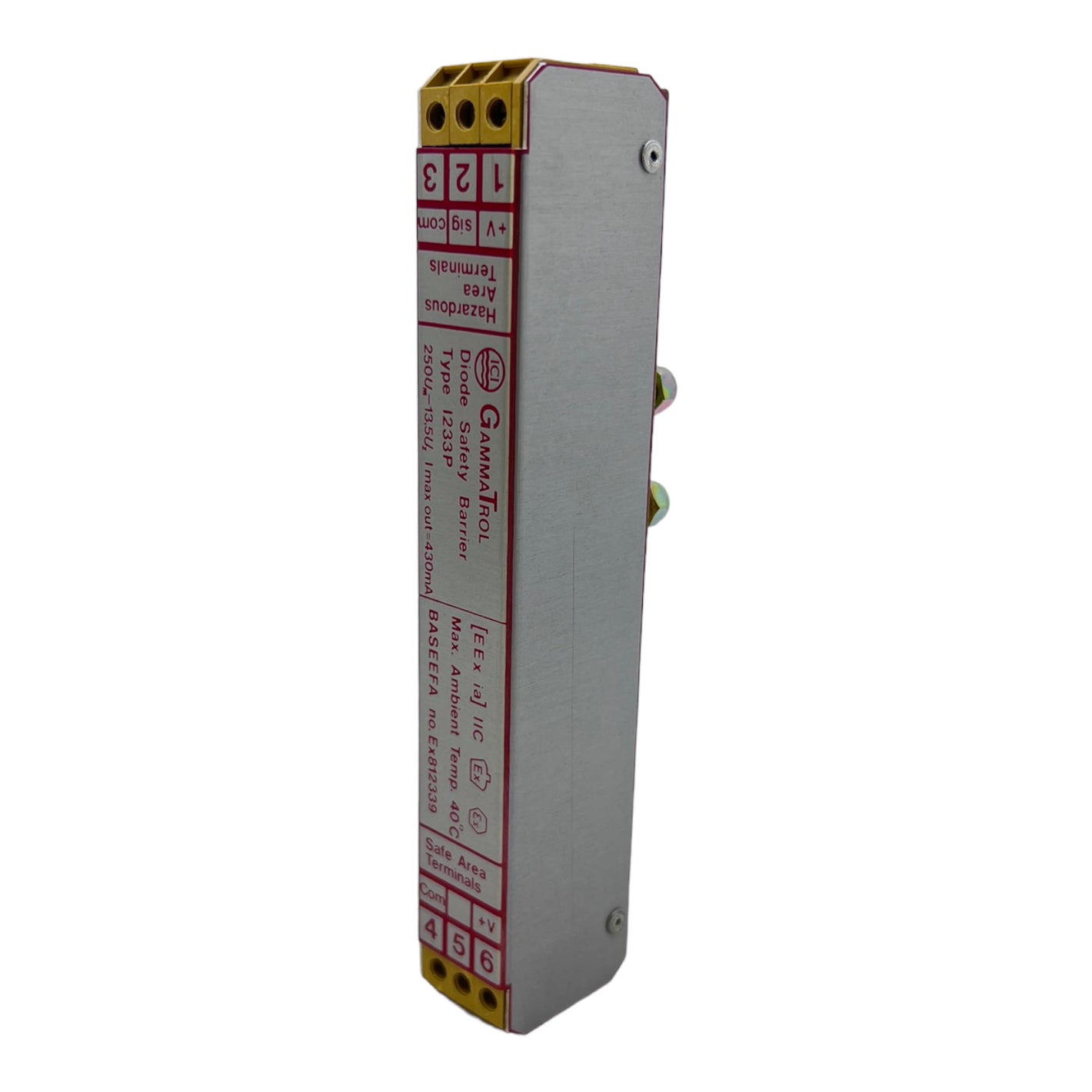 GammaTrol 1233P safety barrier 250Um 13.5U, I max out =430 mA 