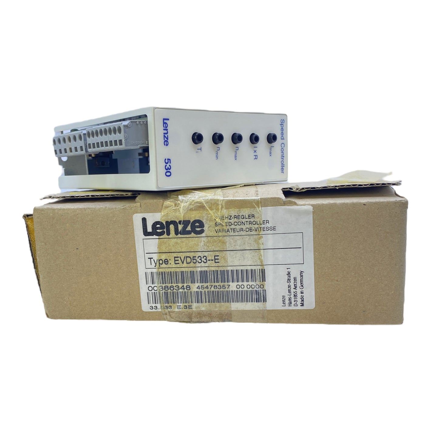 Lenze EVD533-E Stromrichter Reihe 530 230V 50/60Hz Output 1: DC 0-180V 4A