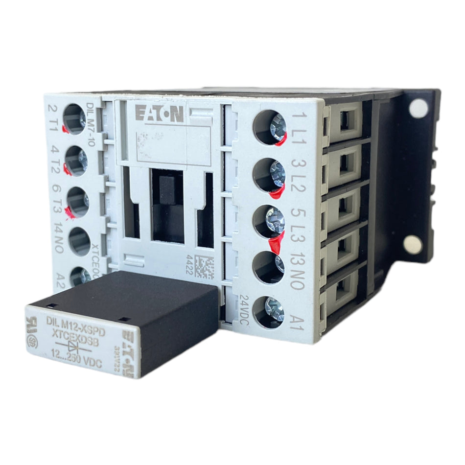 EATON DILM7-10 Schütz 276565 3kW 24V DC 7A  3polig 400V AC