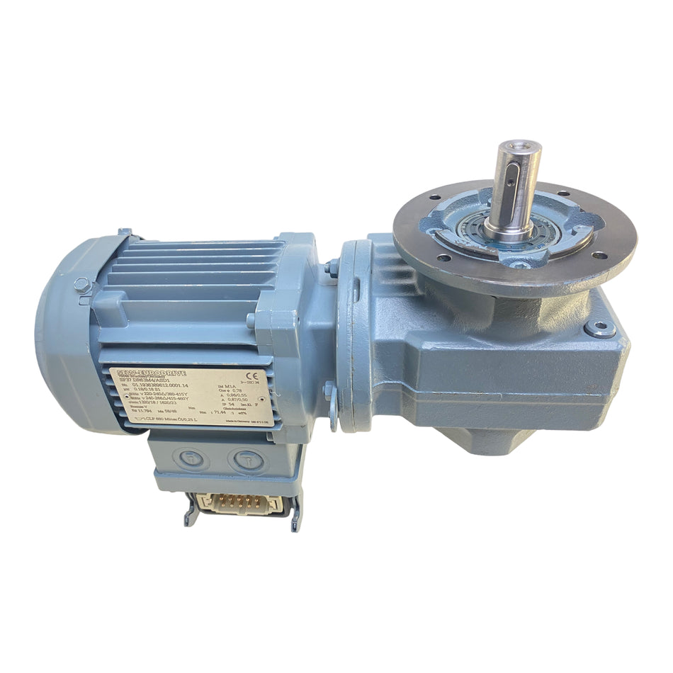 SEW SF37DR63M4/ASD1 Getriebemotor 220-240V 50Hz 240-266V 60Hz IP54 Motor