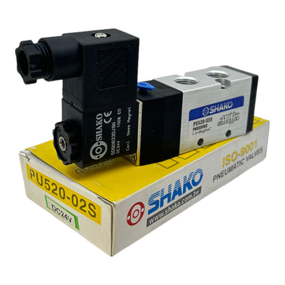 Shako PU520-02S solenoid valve 24V DC Shako valve 