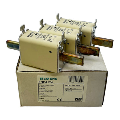 Siemens 3NE4124 fuse insert SITOR 160A VE:3pcs. fuse insert 