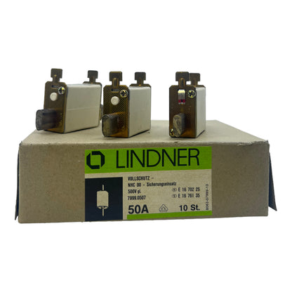 LINDNER 7999.0507 NHC 00 Sicherungseinsatz 50A 500V gL VE:3