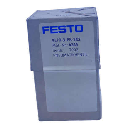 Festo VL/O-3-PK-3X2 4245 pneumatic valve pneumatic valve 3/2 open monostable 