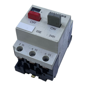 Siemens 3VE1020-2F Motorschutzschalter 0,63 - 1A AC3 380...660V  12A