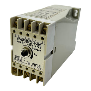 FKTechnik FKT-5 Zeitrelais 220V 40-60Hz Zeitrelais FKTechnik