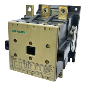 Siemens 3TF52 power contactor 600V AC 220V/50Hz 264V/60Hz 200A 135A 