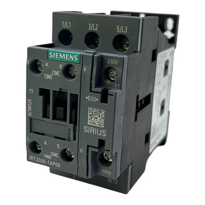 Siemens 3RT2026-1AP00 Leistungsschütz AC-3 25A bei 230V (Ue) 11kW Schütz