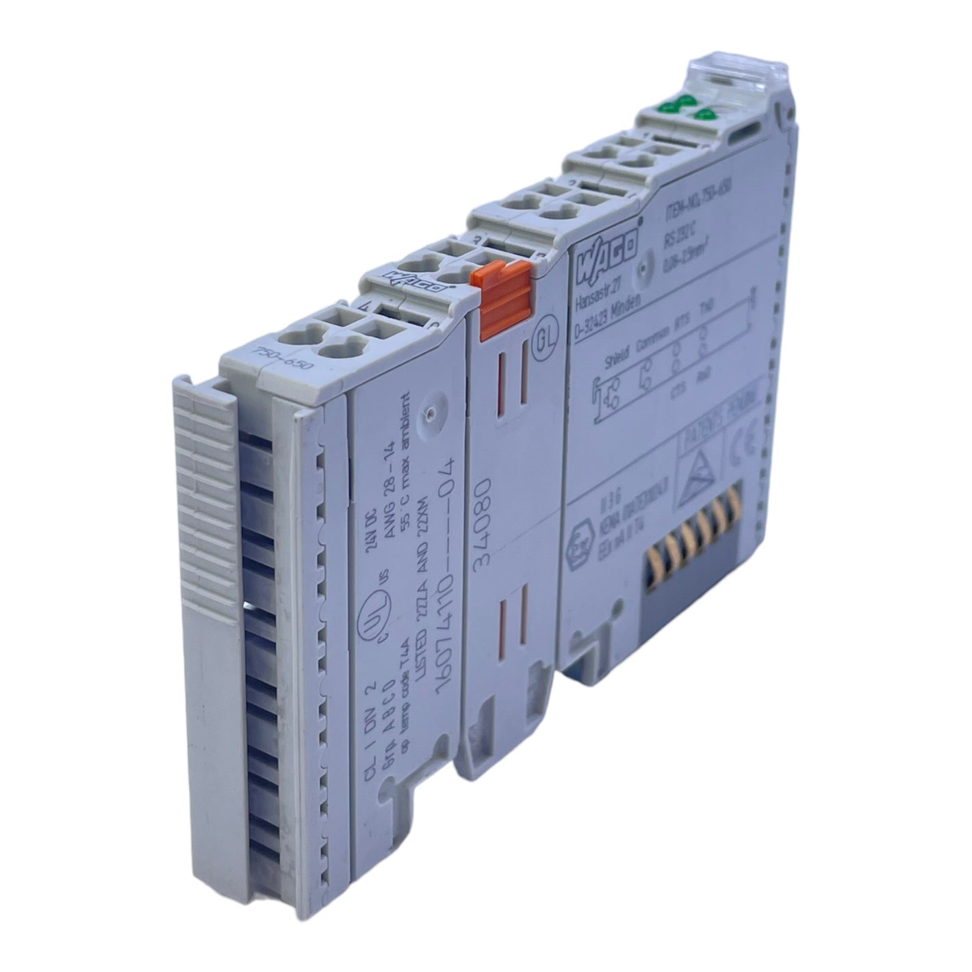 Wago 750-650 PLC serial interface 24V DC serial 
