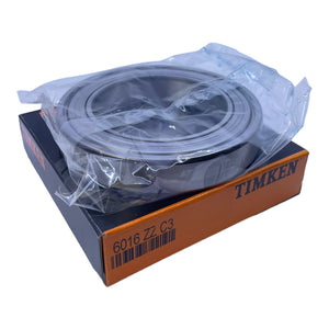 Timken 6016ZZC3 Rillenkugellager ZZ/2Z – Stahldichtung beidseitig