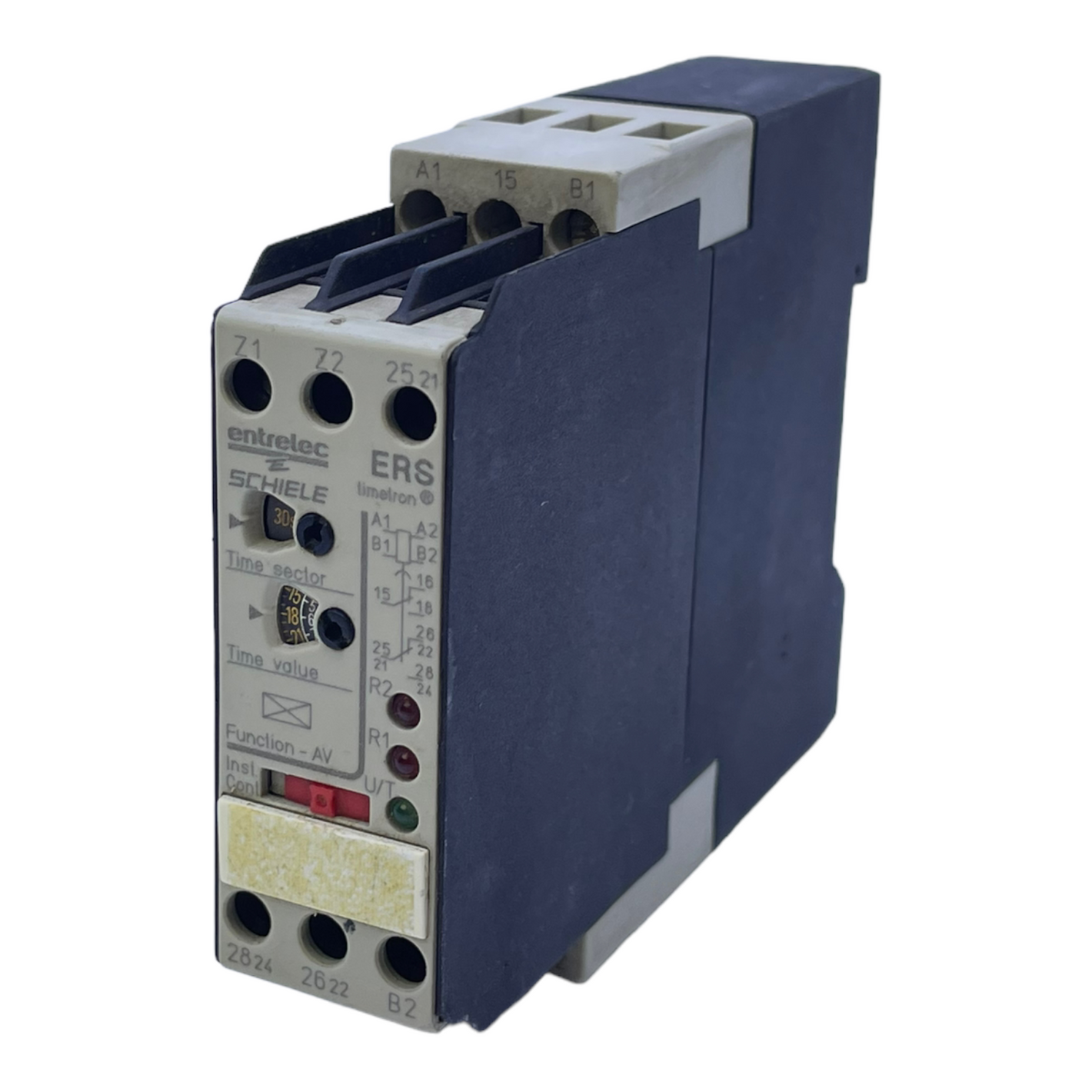 Entrelec Schiele ERS Timetron time relay 24V AC/DC 50-60Hz 110-240V AC 