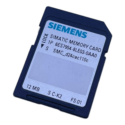 Siemens 6ES7954-8LE03-0AA0 Speicherkarte 12MB