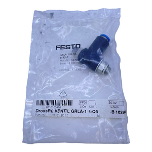 Festo GRLA-1/8-QS-8-RS-B Drossel-Rückschlagventil 162966 Rückschlagventil