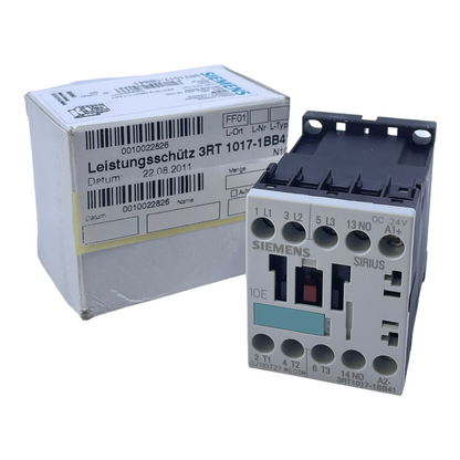 Siemens 3RT1017-1BB41 power contactor 24V DC 50/60Hz power contactor Siemens