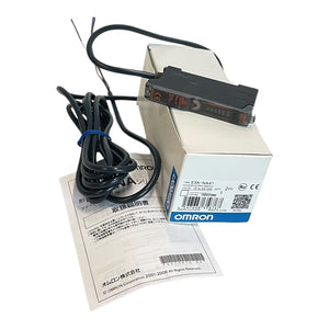 Omron E3X-NA41 fiber optic amplifier with bar display for industrial use