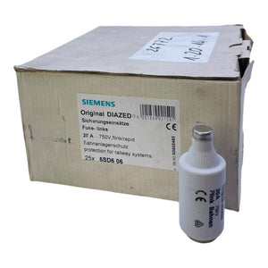 Siemens 5SD606 fuse links VE: 19 pcs Siemens 5SD606 fuse links 