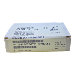 Siemens 6ES5377-0AB21 memory module 32 KB RAM 