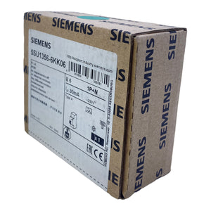 Siemens 5SU1356-6KK06 switch 30mA 230V 50Hz 1P+N 2-pole