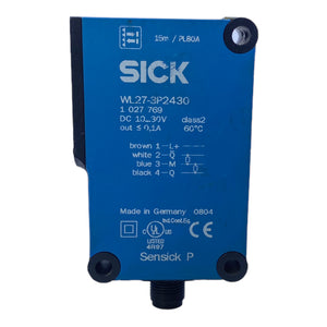 Sick WL27-3P2430 compact photoelectric sensors 1027769 10V DC ... 30V DC 4-pin IP69K 