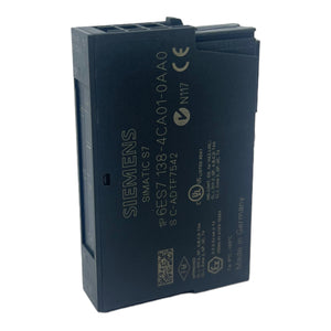 Siemens 6ES7138-4CA01-0AA0 electronic module 500V DC 200S 24V DC 10A 0.1W 