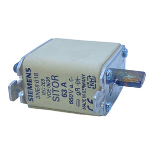 Siemens 3NE8018 HLS fuse link 63A 660V AC VE:3 