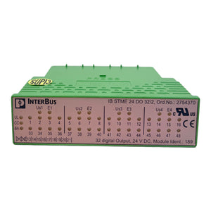 Phoenix Contact IBSTME24DO32/2 PLC module 2754370 24V DC 8A IP20 500mA 32 outputs 