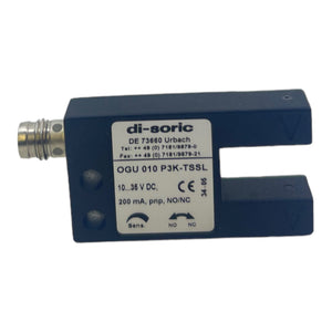 Di-Soric OGU010P3K-TSSL Gabellichtschranke 10...35V DC 200mA PNP
