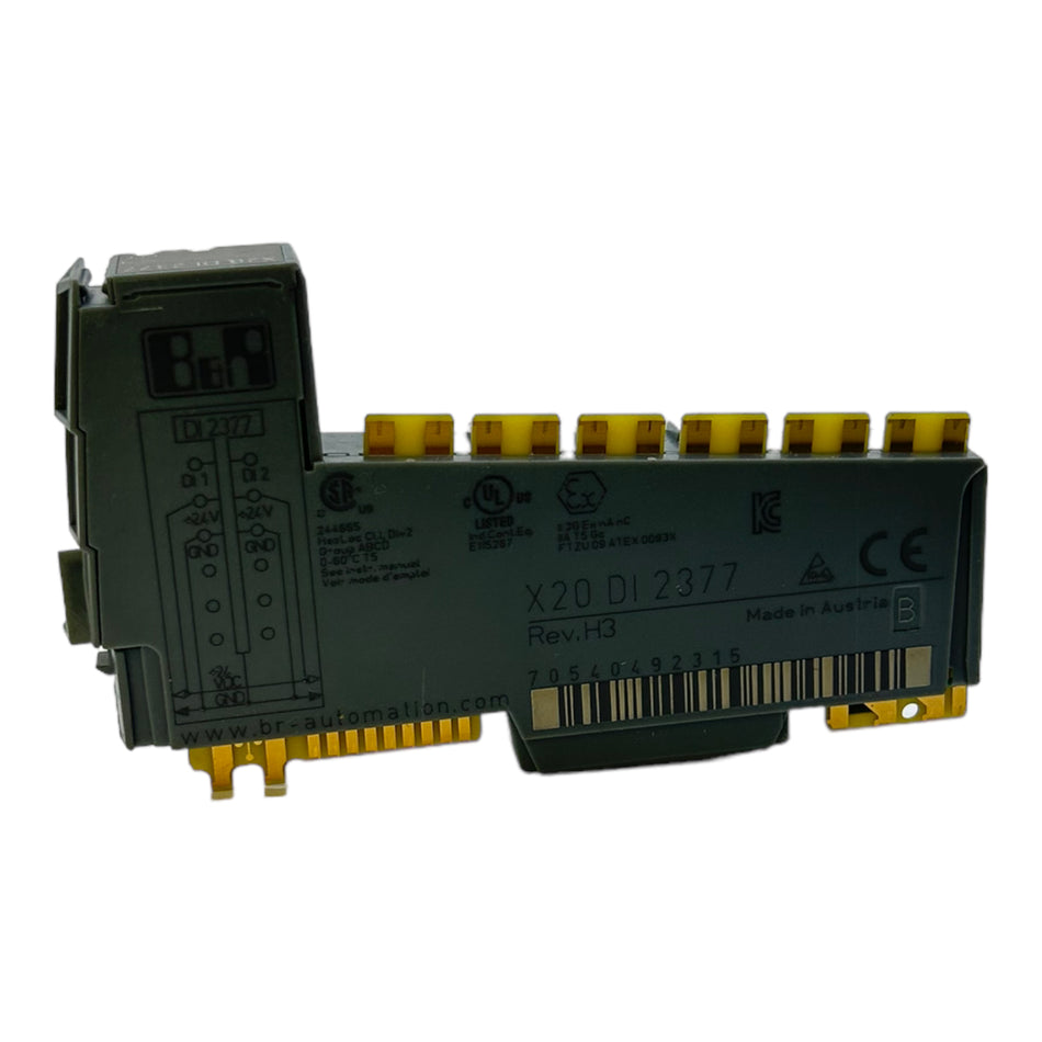 B&R X20DI2377 Eingangsmodul 2 digitale Eingänge 24 VDC in 3-Leitertechnik 50kHz