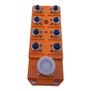 Lumberg ASBSV 8/LED 5 sensor/actuator box passive M12 distributor with metal thread