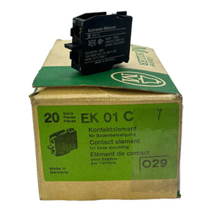 Klöckner Moeller EK01C Kontaktelement für Bodenbefestigung 600VAC 10A VE:11Stk.
