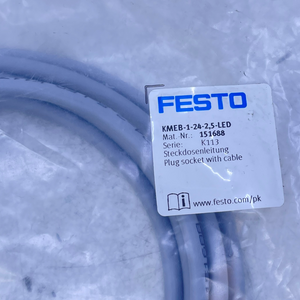 Festo KMEB-1-24-2,5-LED plug connector cable 151688 24V DC