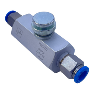 Festo GRO-1/4 throttle valve 2109 for industrial use 0-10bar throttle valve