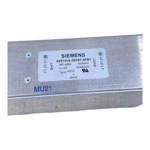 Siemens 6SE7016-0EP87-0FB1 Funkenstörfilter für industriellen Einsatz 380-480V