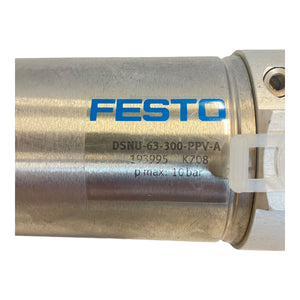 Festo DSNU-63-300-PPV-A round cylinder 193995 10 bar for industrial use