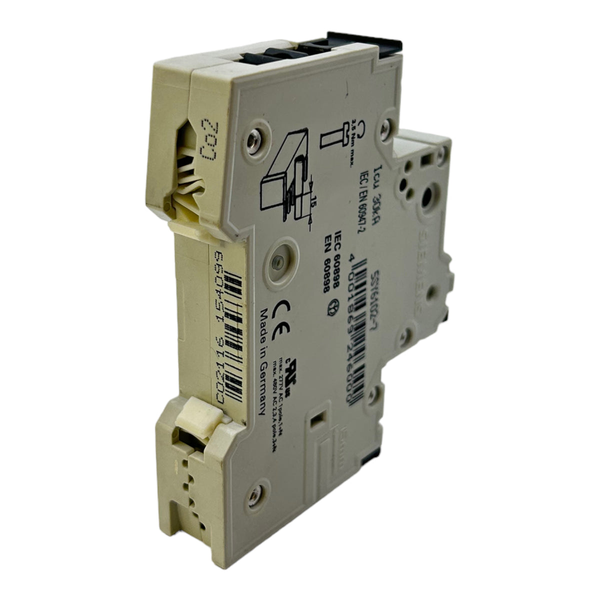 Siemens 5SY61 MCB C3 Interruttore Di Protezione 5SY61 MCB C3 Siemens 5SY61 MCB C3 Interruttore Di Protezione 5SY61 MCB C3