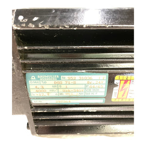 Baumüller Servomotor 4,3kW Servomotor für industriellen Einsatz Baumüller Motor