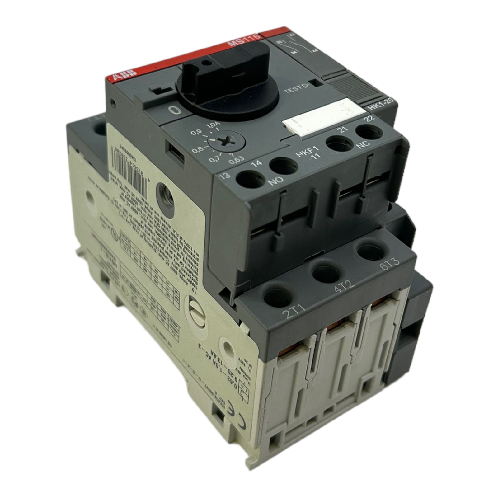 Avviatore Manuale Motore ABB MS116-10 - 10A, 690V, 45mm - Foto 6