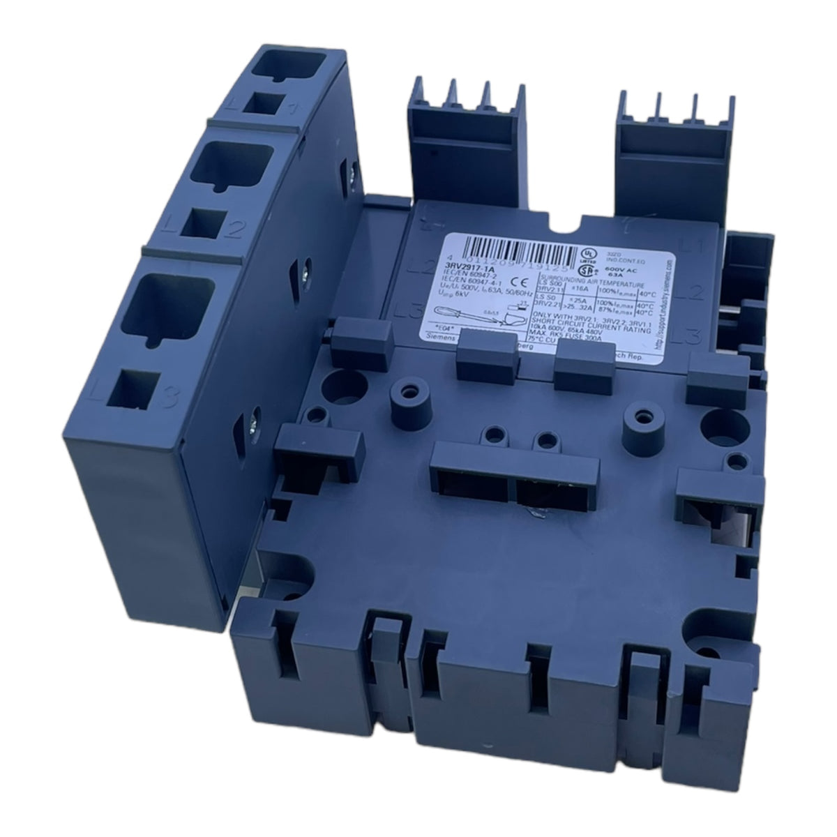 Siemens 3RV2917-4B 3-Phasen-Sammelschiene inklusive Erweiterungssteck, 8.83 Siemens 3RV2917-4B 3-Phasen-Sammelschiene inklusive Erweiterungssteck, 8.83