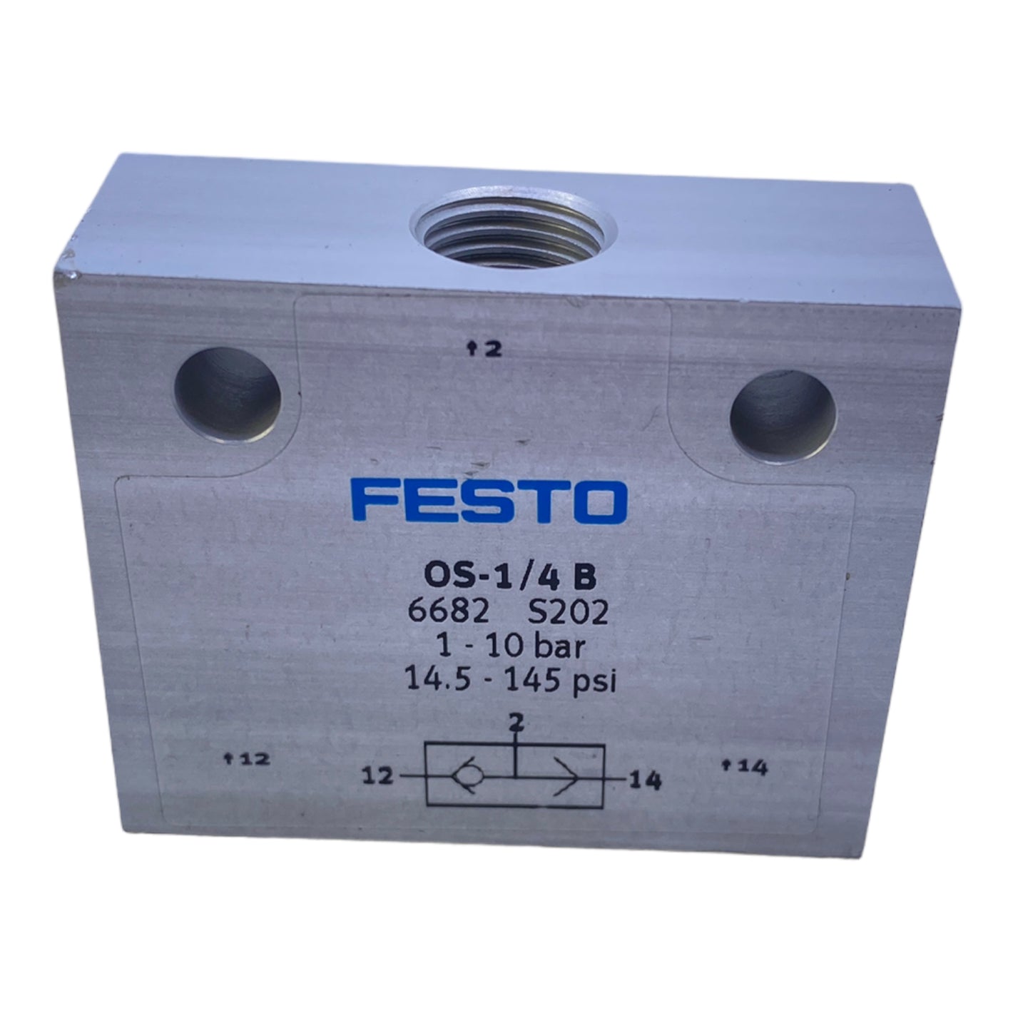 Festo OS-1/4-B OR gate 6682 1 to 10 bar 