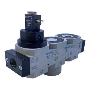 Festo HEE-D-MIDI-24 valve unit 172944 +HEL-D-MIDI 170691 +FRM-D-MIDI 170685