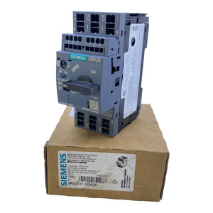 Siemens 3RV2011-0GA25 circuit breaker 3-pole 0.45-0.63A 1NO+1NC 690V AC
