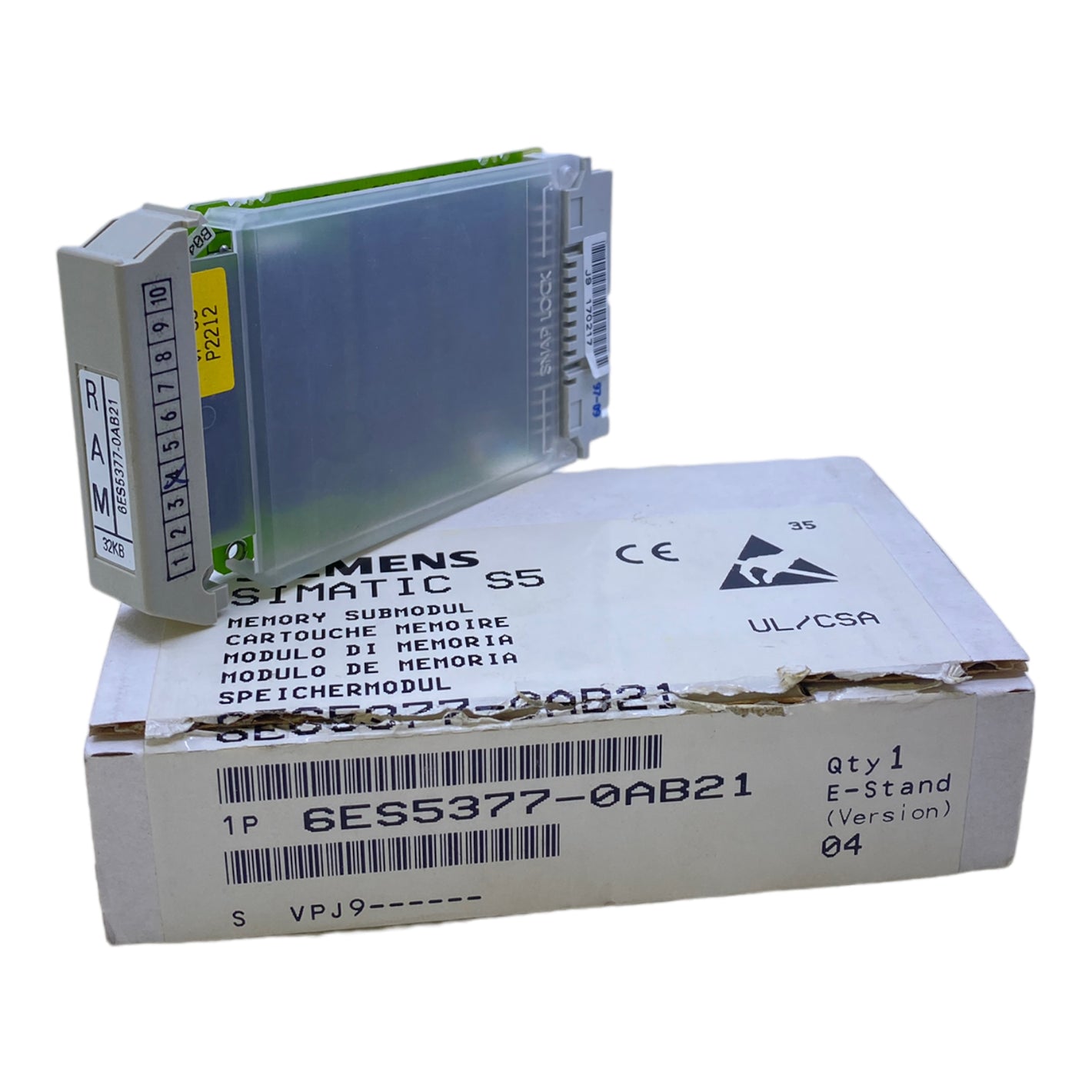 Siemens 6ES5377-0AB21 memory module 32 KB RAM 