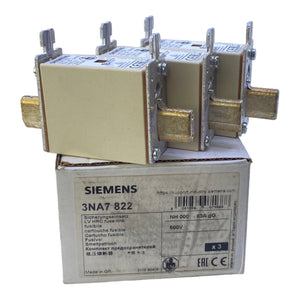 Siemens 3NA7822 NH fuse link 500V PU: 3PCS 