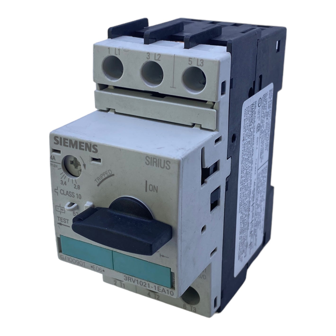 Siemens 3RV1021-1EA10 Leistungsschalter 2,8...4 A