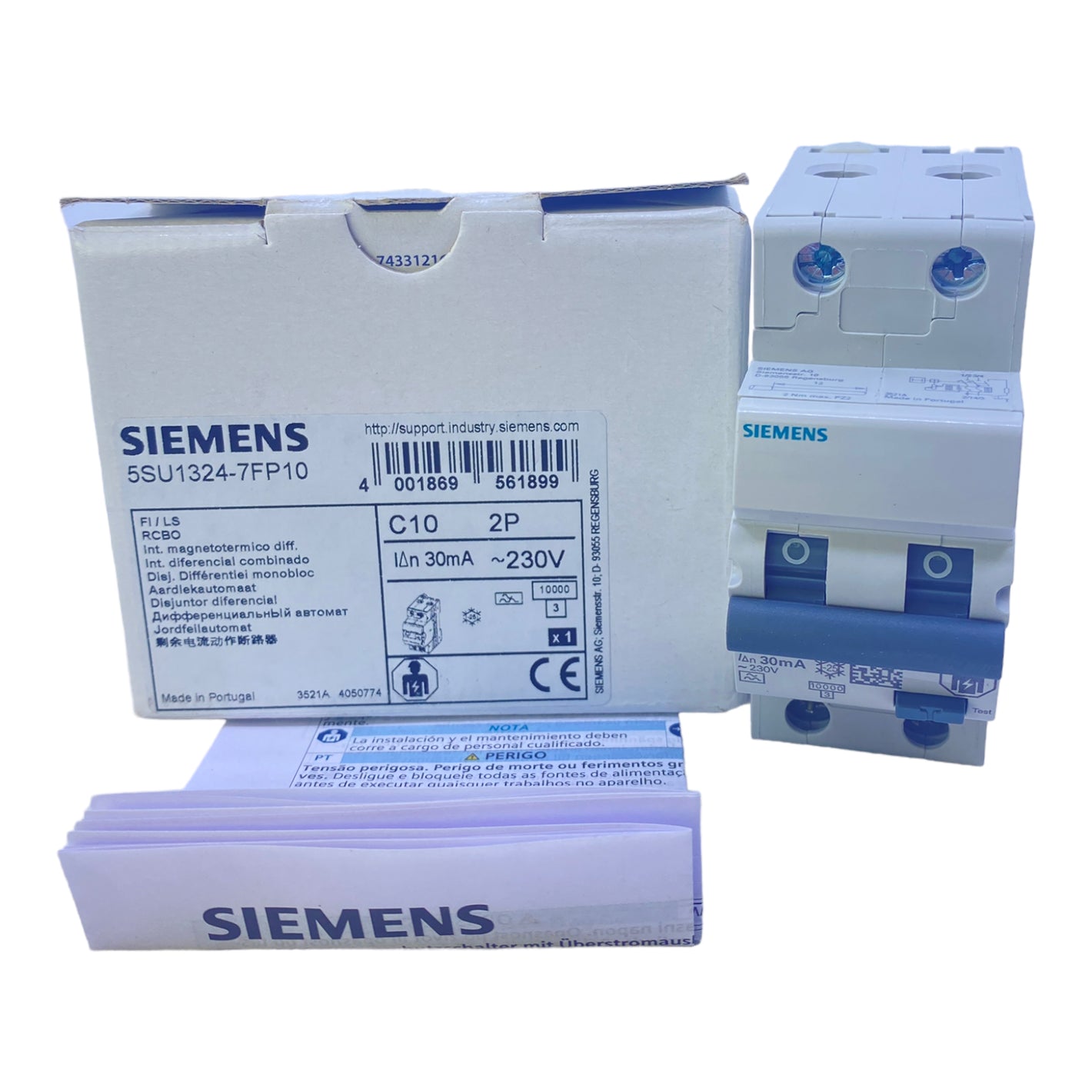 Siemens 5SU1324-7FP10 switch 30mA 230V 