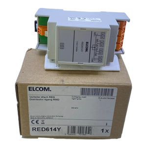 ELCOM RED614Y distributor DIN rail 