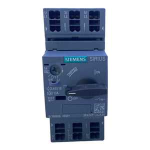 Siemens 3RV2011-0JA20 circuit breaker 690V AC 1A 3-pole 