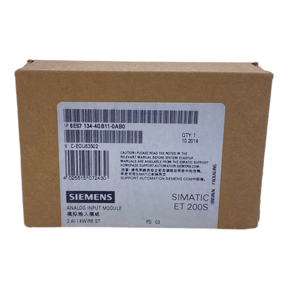 Siemens 6ES7134-4GB11-0AB0 SPS-Elektronikmodul +VZ 4.. 20mA- 14 Bit VER